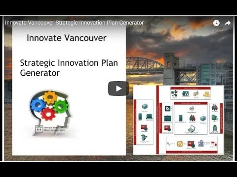 Innovate Vancouver Strategic Innovation Plan Generator