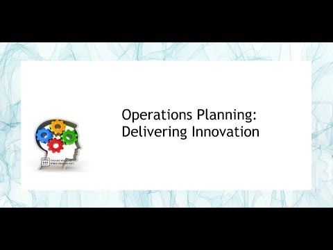 Operations Planning Delivering Innovation