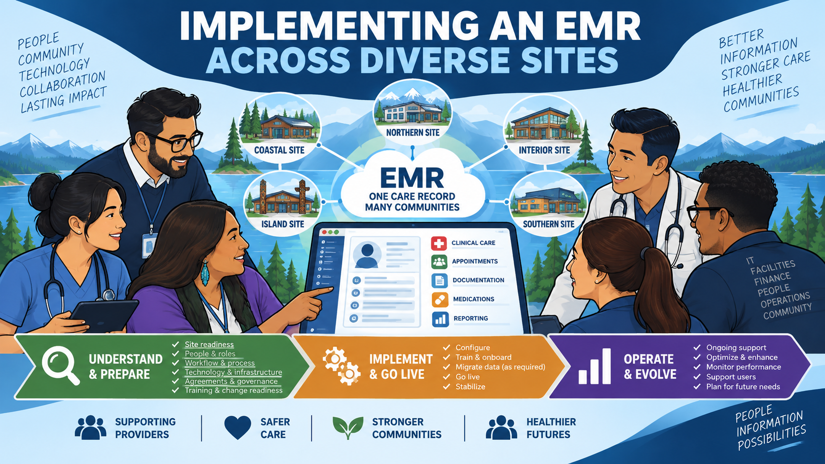 Implementing an EMR Across Diverse Sites